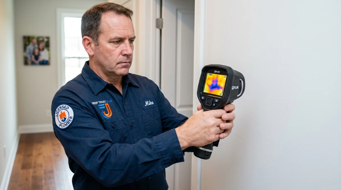 Thermal imaging leak detection by Johns Plumbing LLC in Trinidad